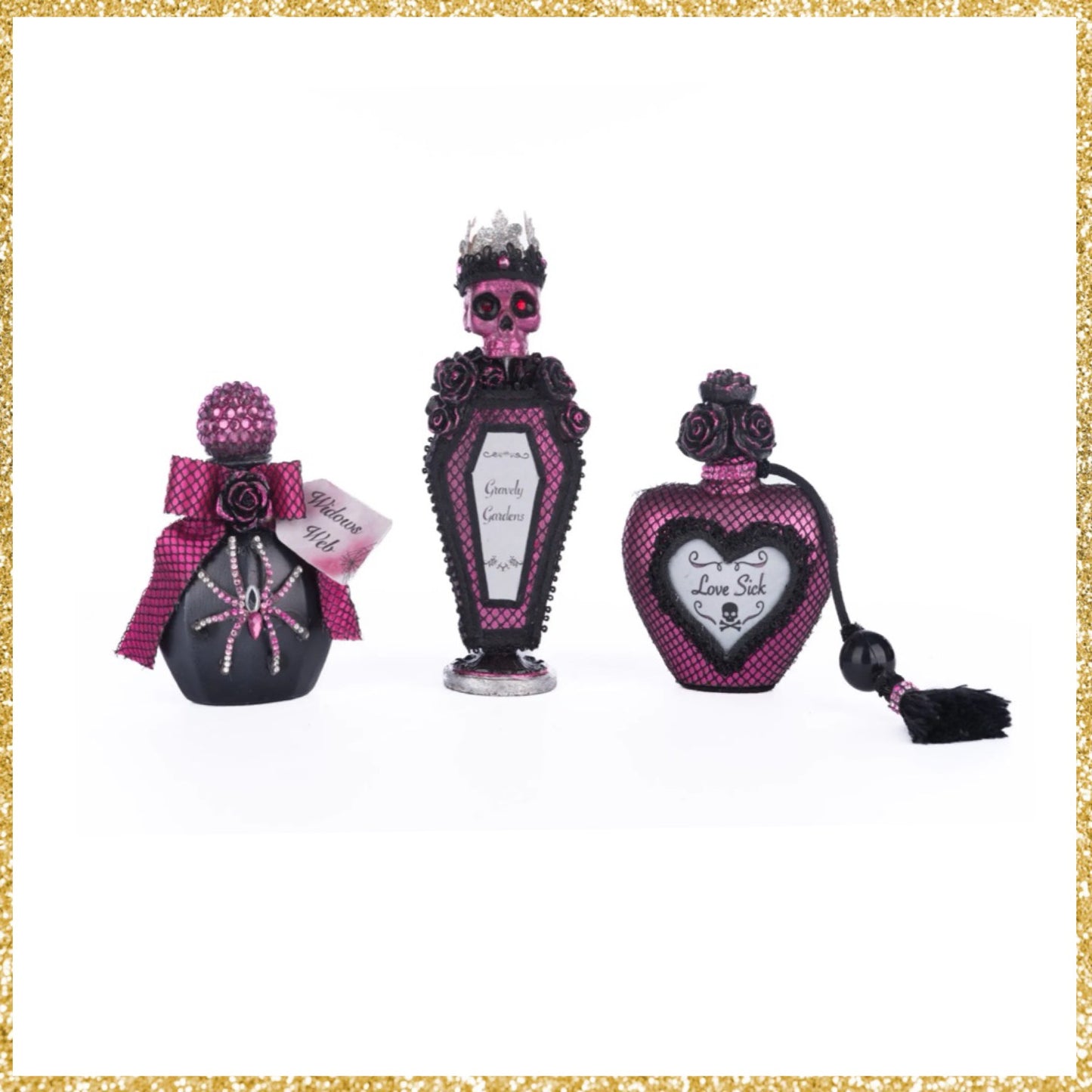 Katherine's Collection Pink Potion Bottles Katherine's Collection Halloween Potion Bottles