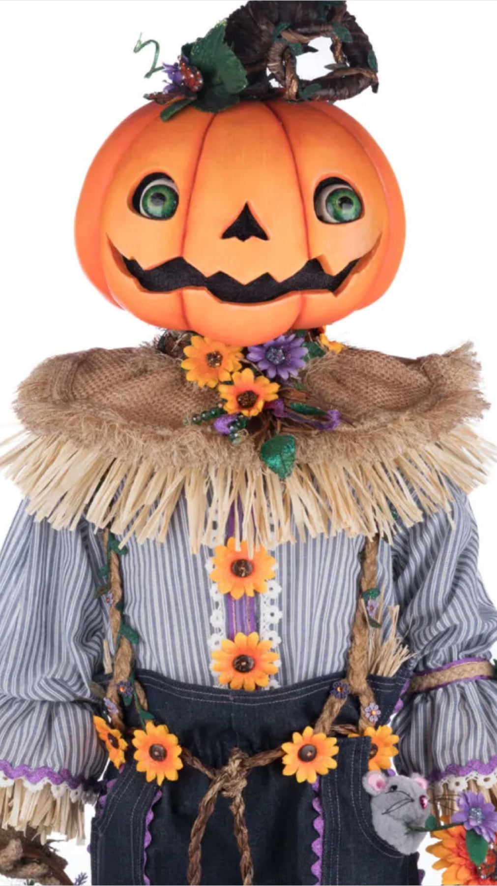 Katherine's Collection Pumpkin Jack Doll Katherine's Collection Halloween Jack O Lantern Doll