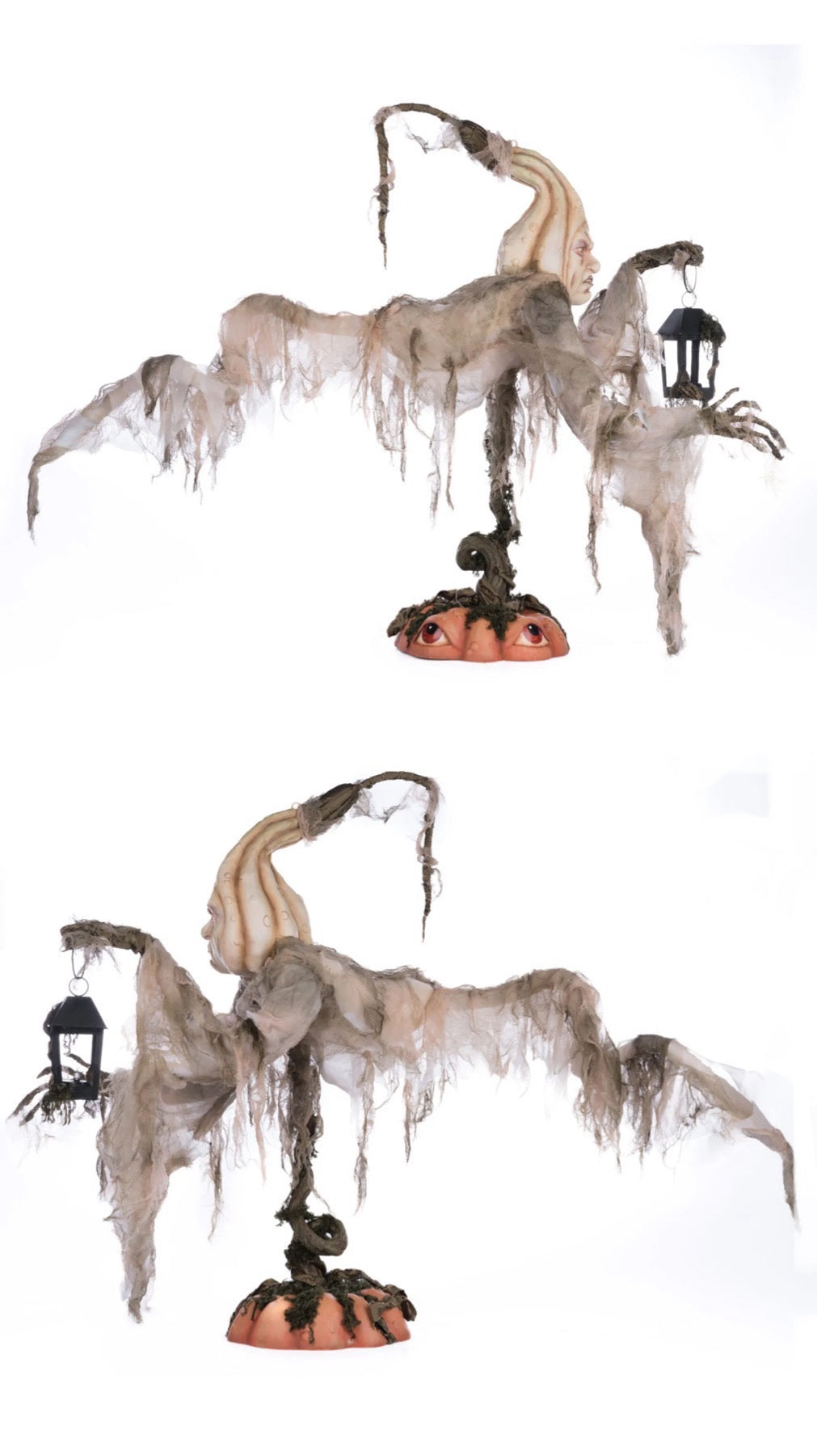 Katherine's Collection Flying Ghost With Gourd Head Katherine's Collection Halloween Flying Ghost