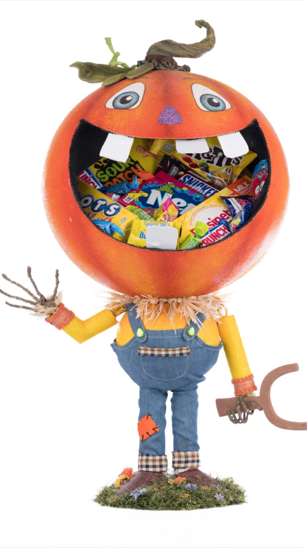 Katherine's Collection Pumpkin Boy Candy Container Katherine's Collection Halloween Candy Container