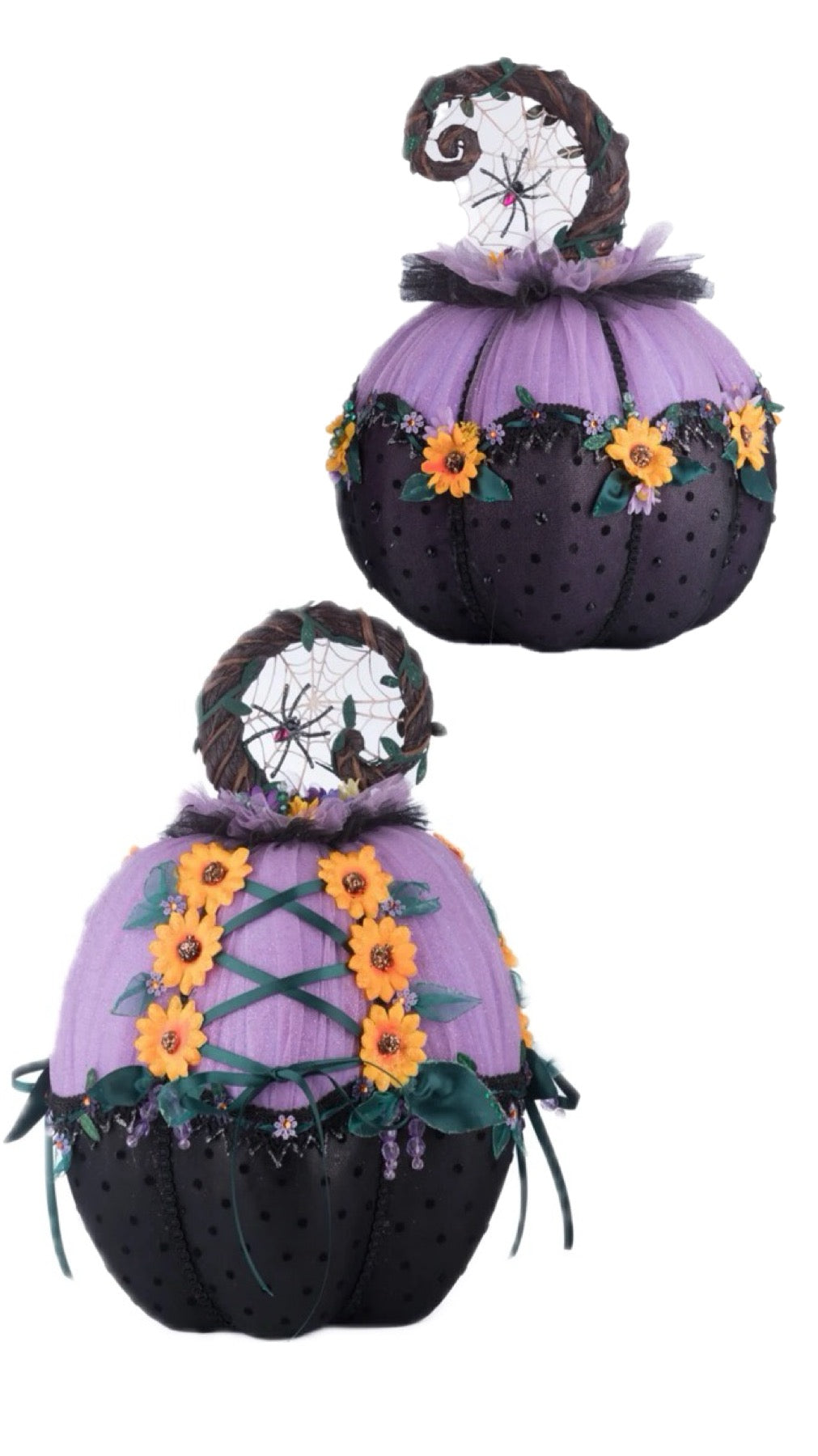 Katherine's Collection Jacks And Cats Pumpkins Katherine's Collection Halloween Pumpkins