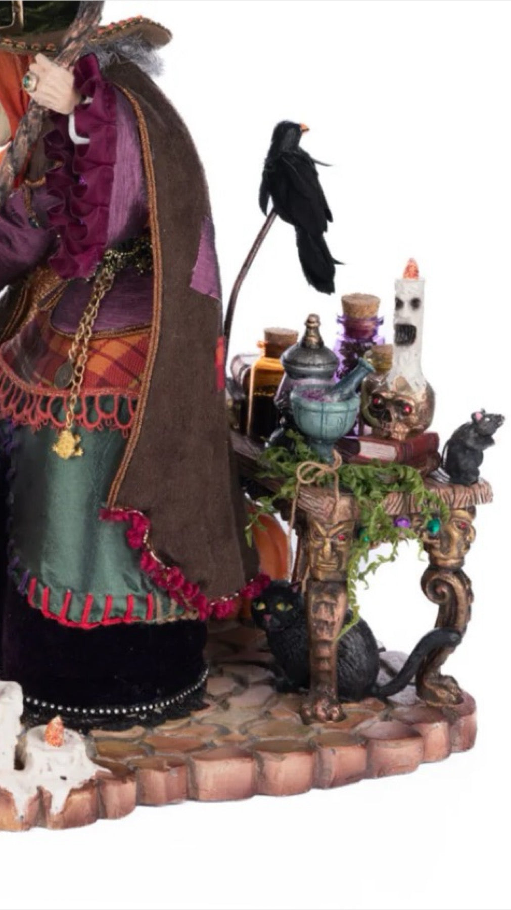 Katherine's Collection Witch In Potion Room Katherine's Collection Halloween Witch Figure
