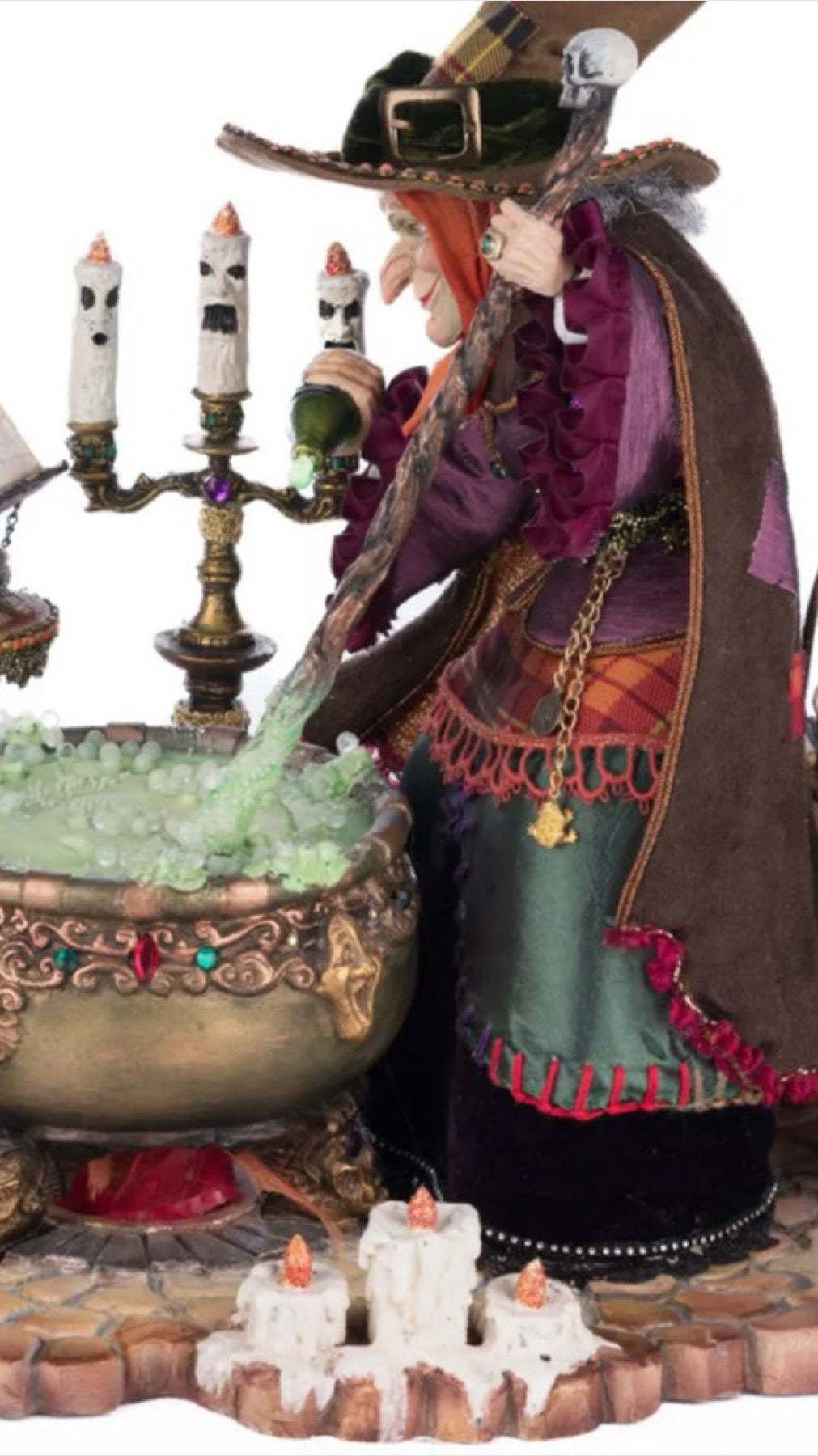 Katherine's Collection Witch In Potion Room Katherine's Collection Halloween Witch Figure