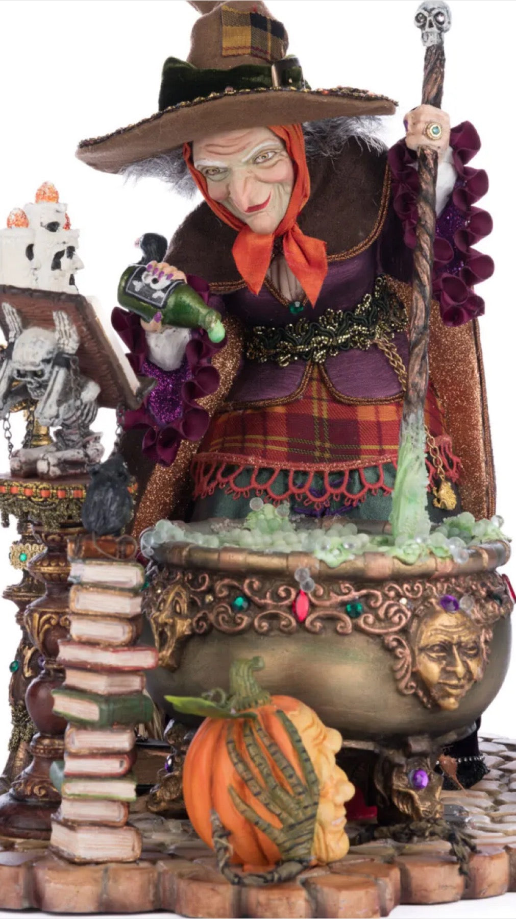 Katherine's Collection Witch In Potion Room Katherine's Collection Halloween Witch Figure