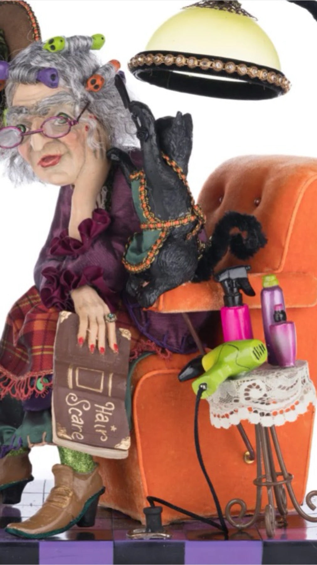 Katherine's Collection Witches At The Crescent Moon Salon and Spa Katherine's Collection Halloween Witch Figure