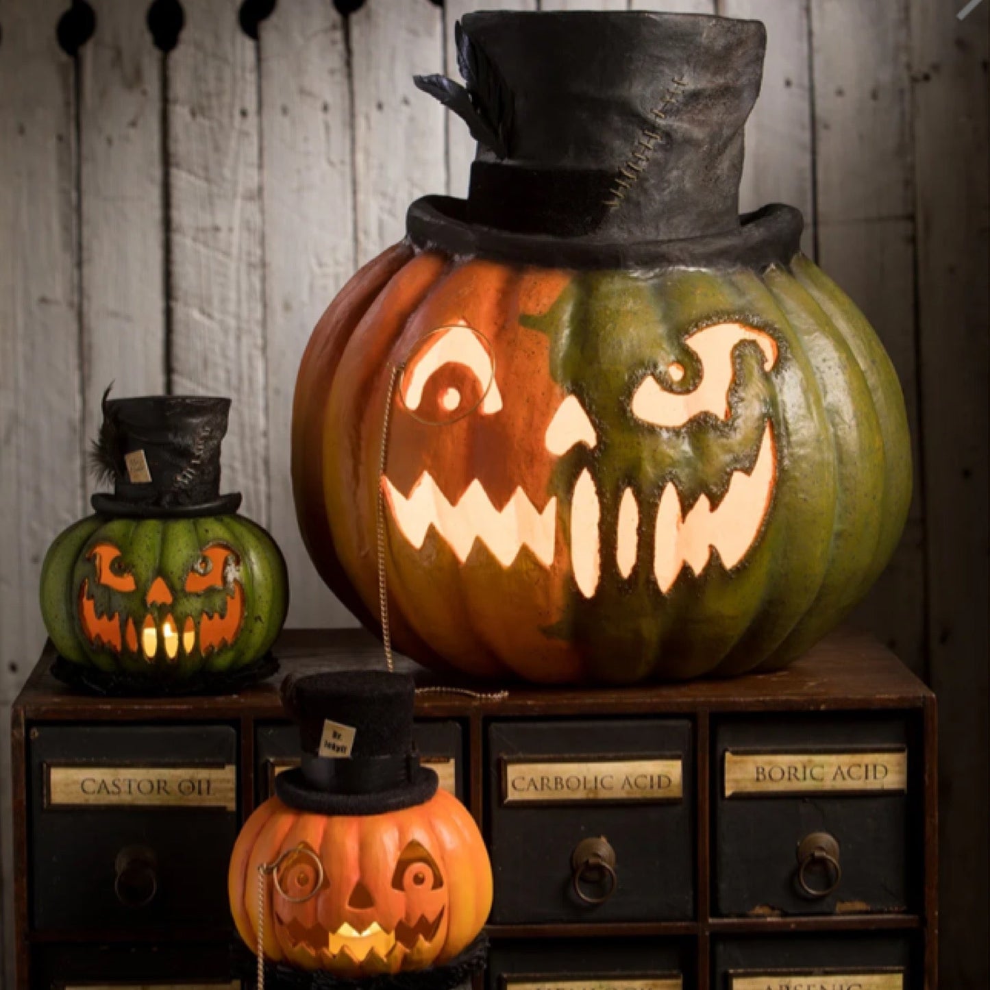 Bethany Lowe Hyde Pumpkin Head Bethany Lowe Halloween Decoration