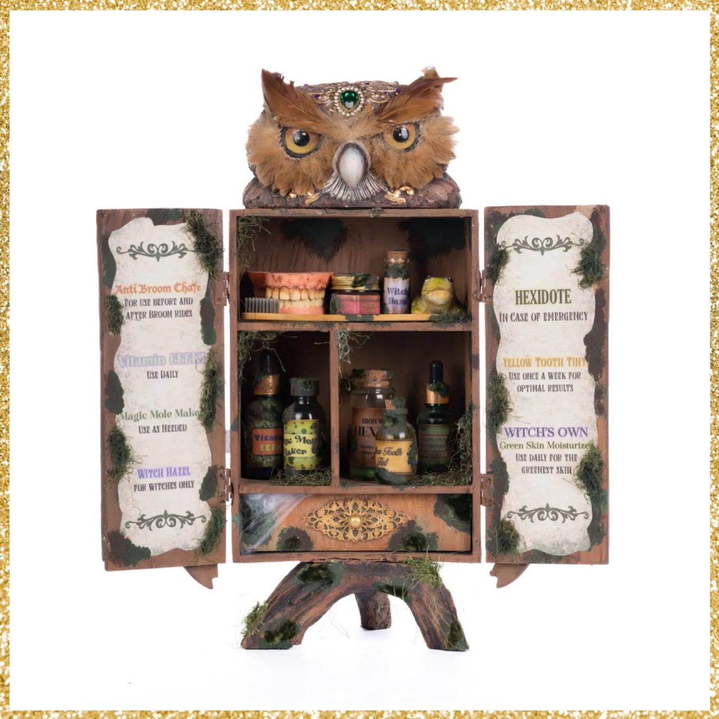 Katherine's Collection Gertrude's Medicine Cabinet Katherine's Collection Halloween Cabinet Decor