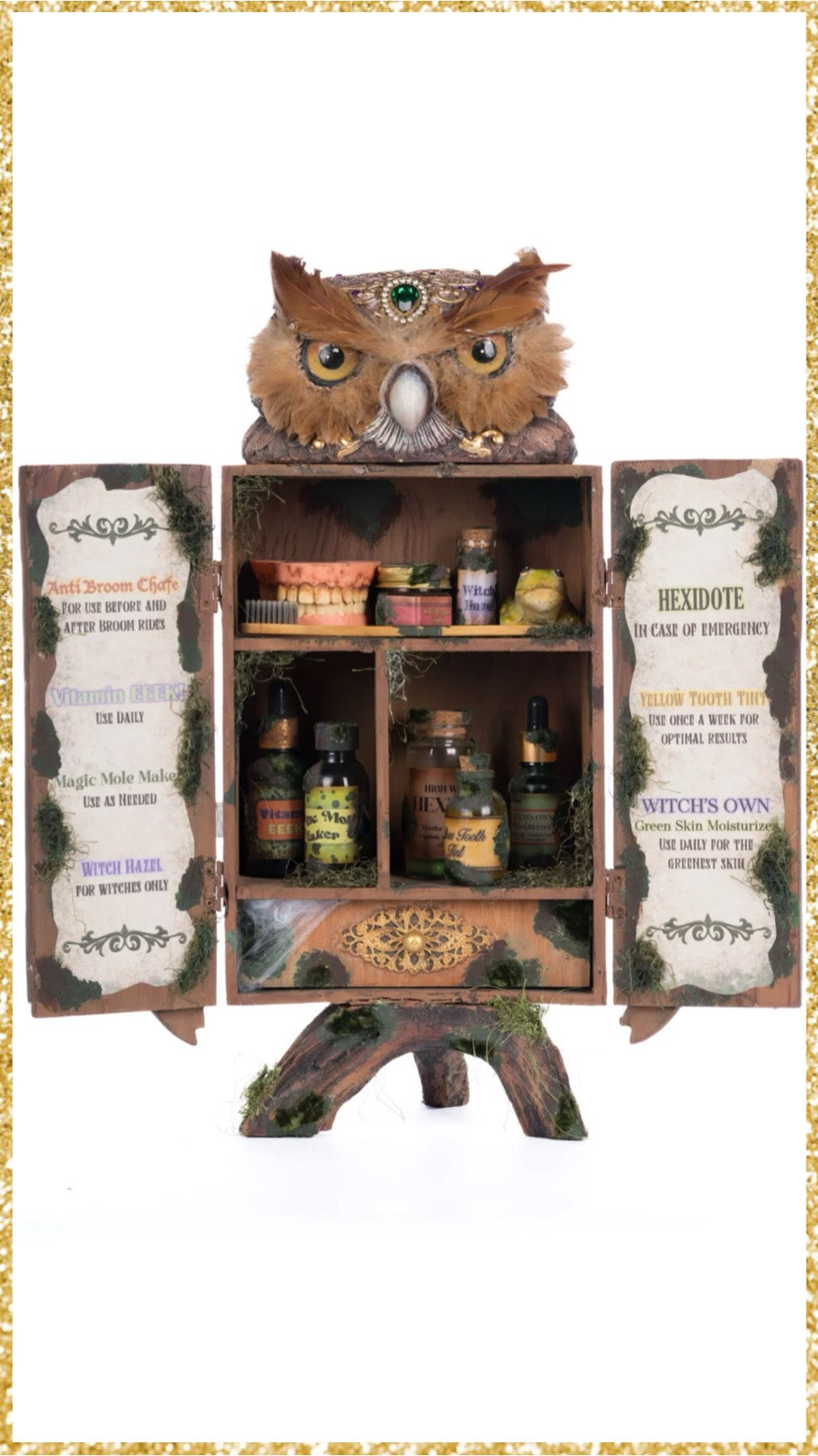Katherine's Collection Gertrude's Medicine Cabinet Katherine's Collection Halloween Cabinet Decor