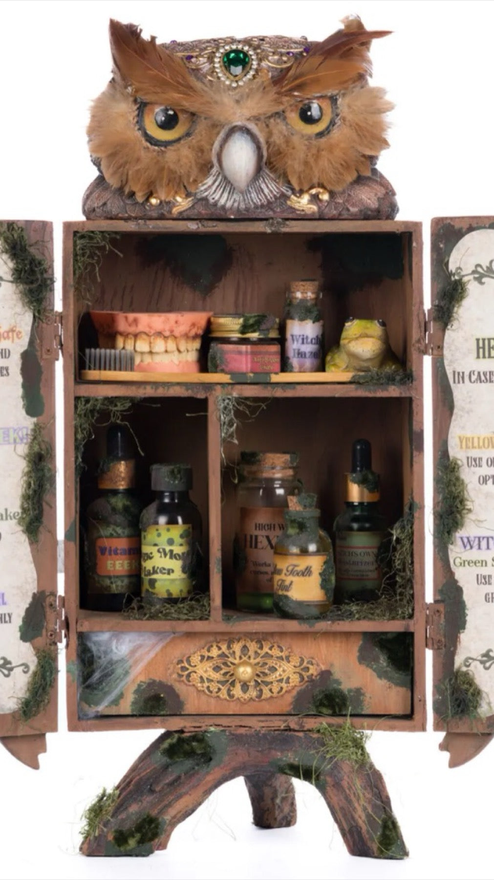 Katherine's Collection Gertrude's Medicine Cabinet Katherine's Collection Halloween Cabinet Decor