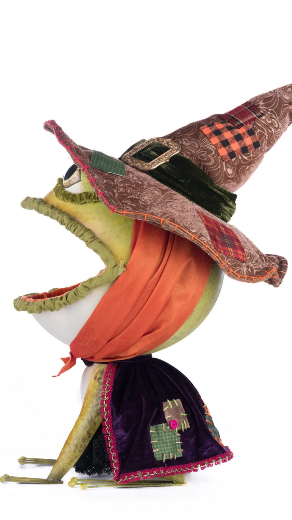 Katherine's Collection Franklin The Frog Candy Container Katherine's Collection Halloween Candy Container