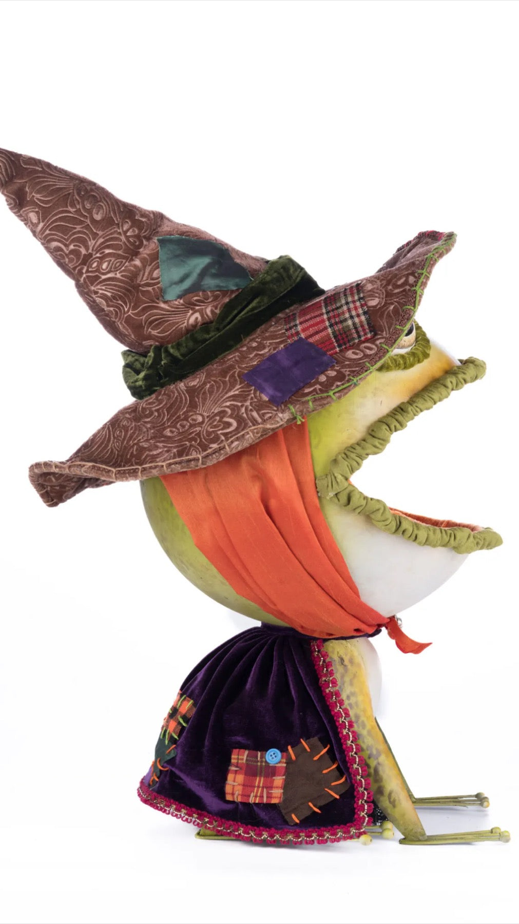 Katherine's Collection Franklin The Frog Candy Container Katherine's Collection Halloween Candy Container