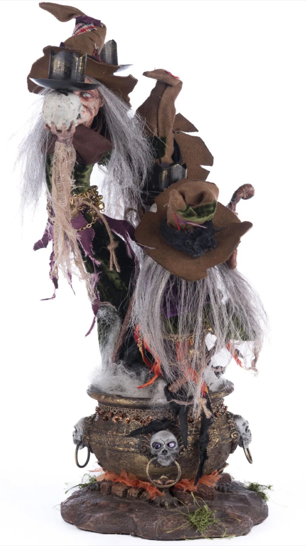 Katherine's Collection Broomstick Acres Witches Candle Holder Katherine's Collection Witches Candelabra