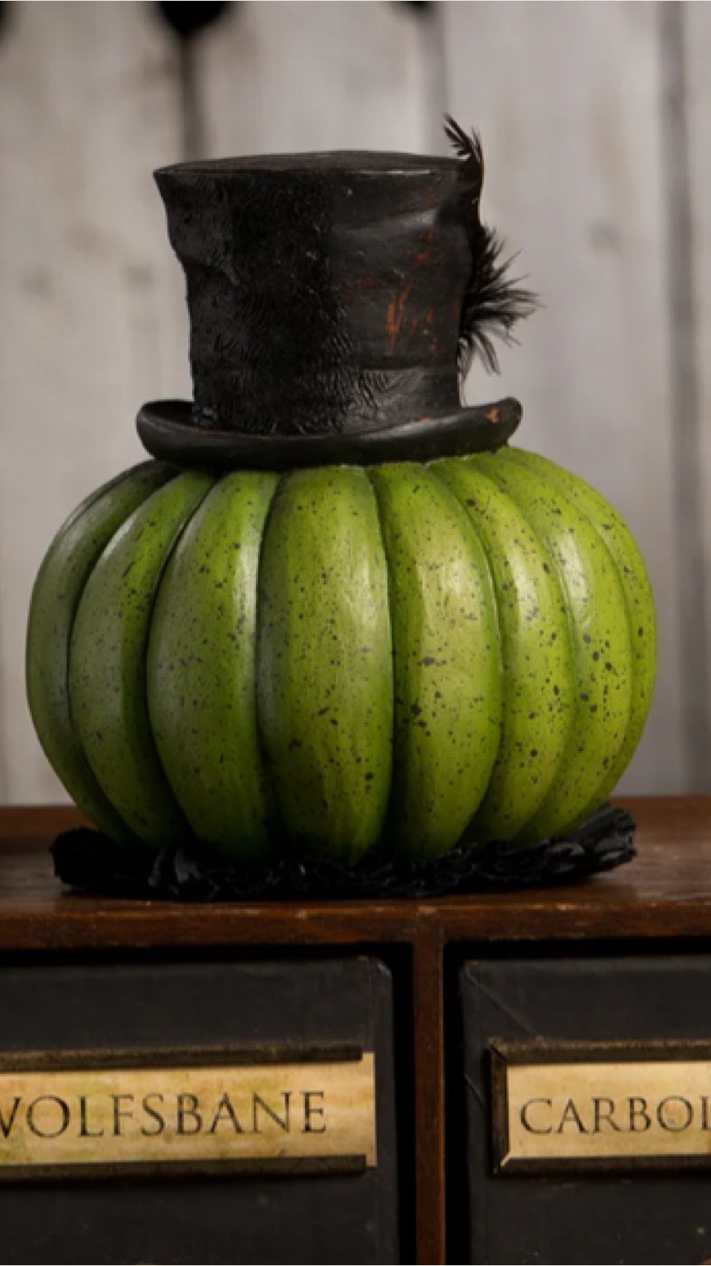 Bethany Lowe Mr. Hyde Pumpkin Jack O' Lantern Bethany Lowe Halloween Pumpkin Decoration
