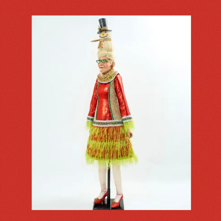 Katherine's Collection 40" Kitschy Mae Doll Christmas Decor Katherine's Collection Kitschy Christmas