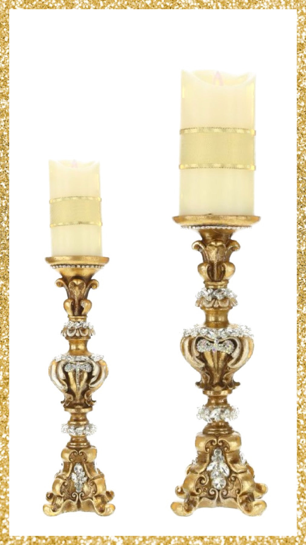 Jeweled Seahorse Finial Candle Holder Mark Roberts Home Decor