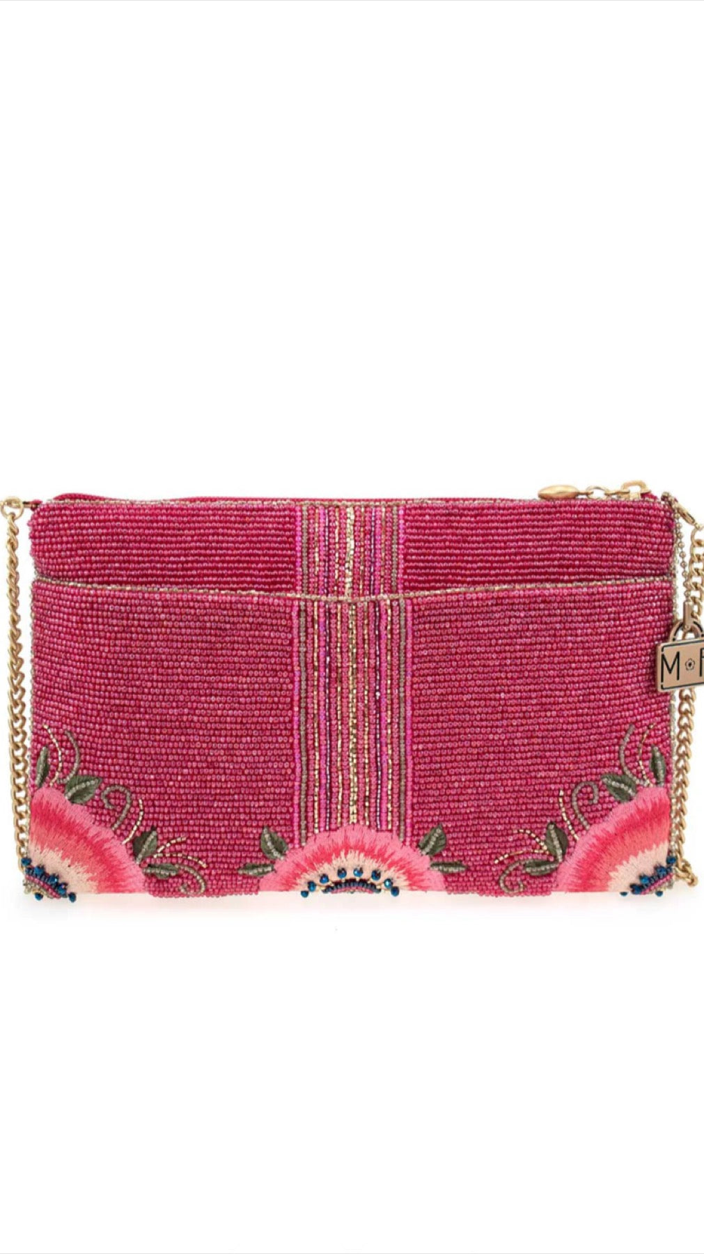 Mary Frances Beaded Social Butterfly Mini Crossbody Handbag Mary Frances Butterfly Purse