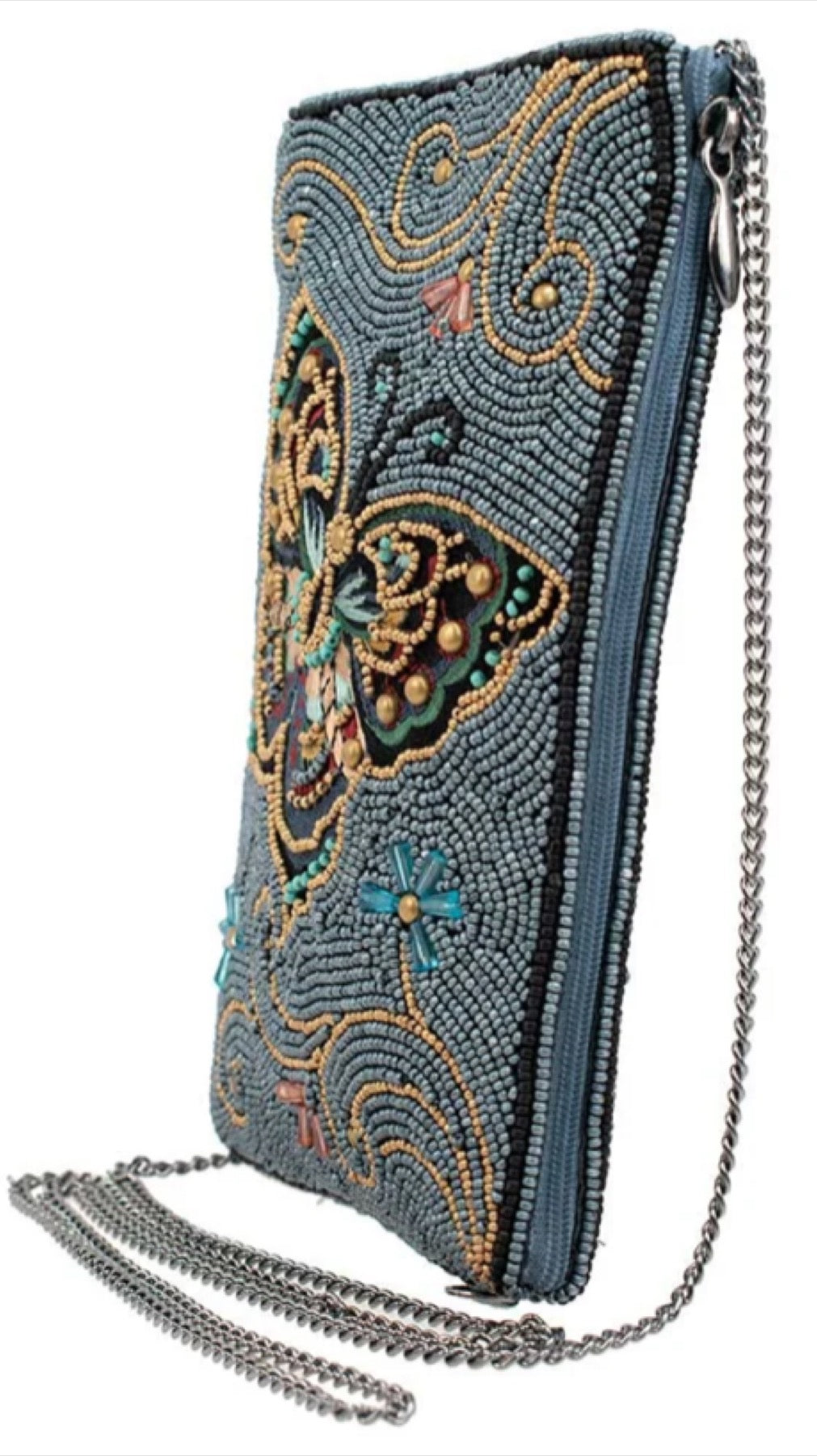 Mary Frances Beaded Mariposa Crossbody Phone Bag Mary Frances Butterfly Phone Purse