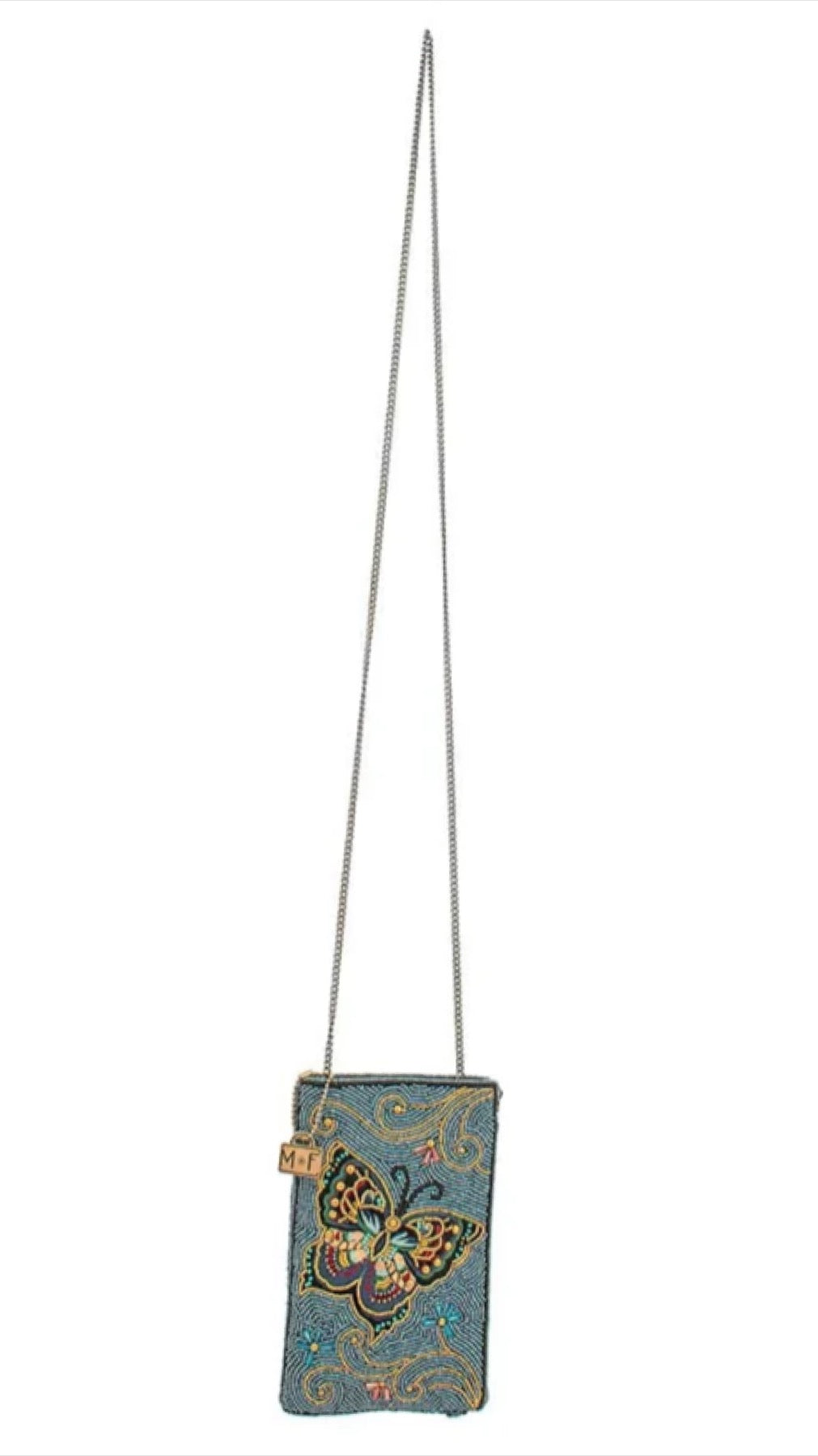 Mary Frances Beaded Mariposa Crossbody Phone Bag Mary Frances Butterfly Phone Purse