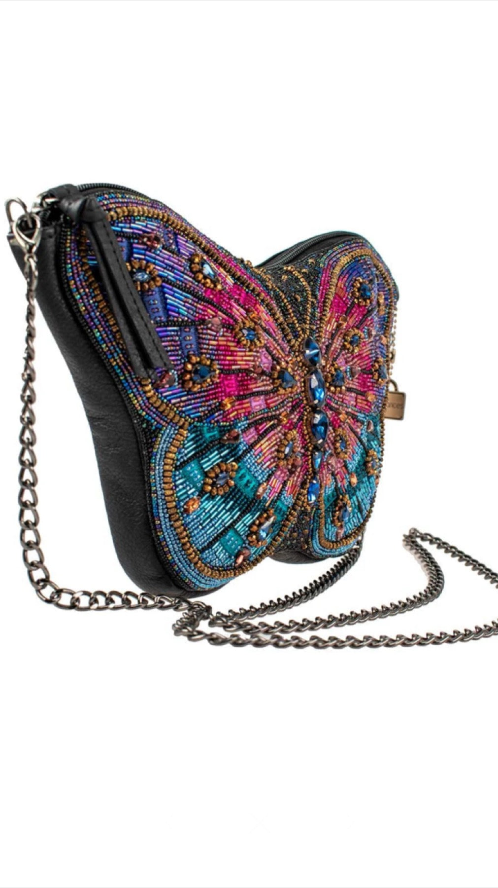 Mary Frances Beaded Jewels Butterfly Crossbody Handbag Mary Frances Butterfly Purse