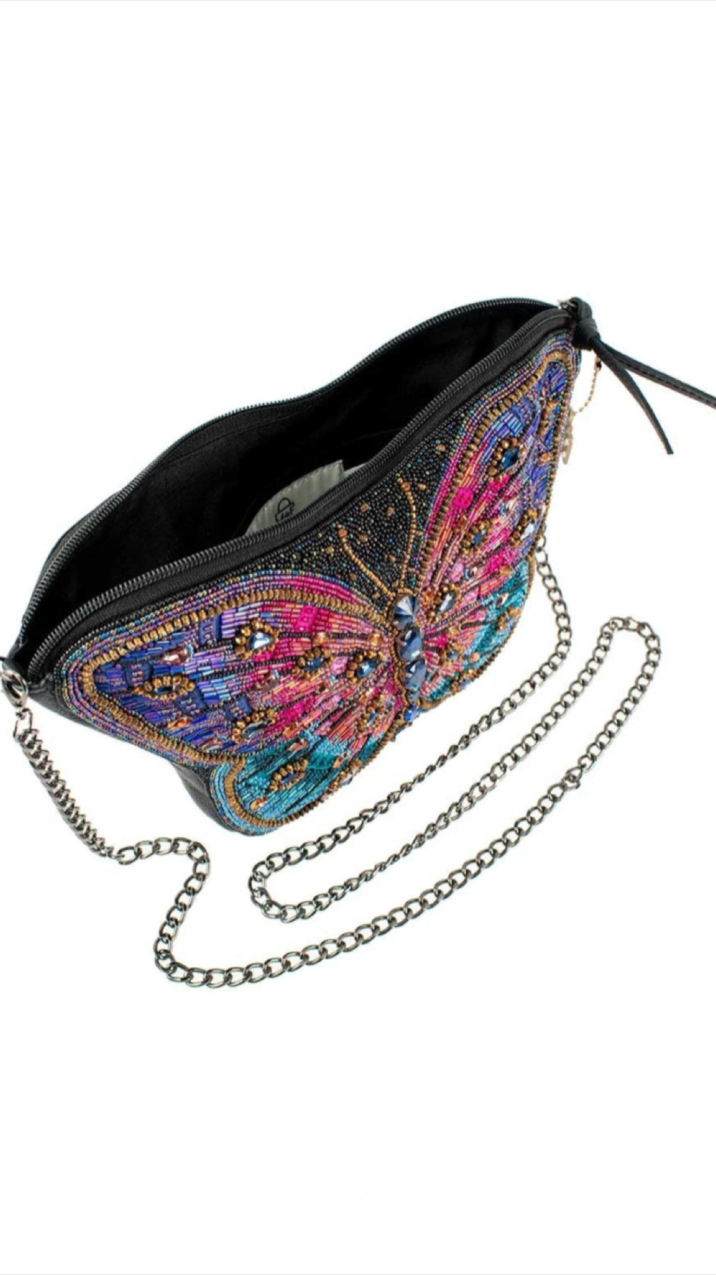 Mary Frances Beaded Jewels Butterfly Crossbody Handbag Mary Frances Butterfly Purse