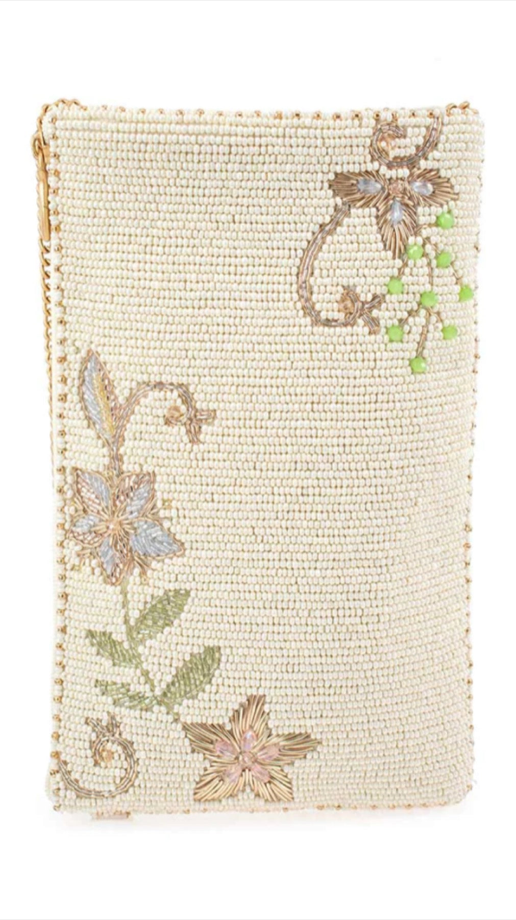 Mary Frances Beaded Heaven Sent Butterflies Crossbody Phone Bag Mary Frances Butterfly Phone Purse