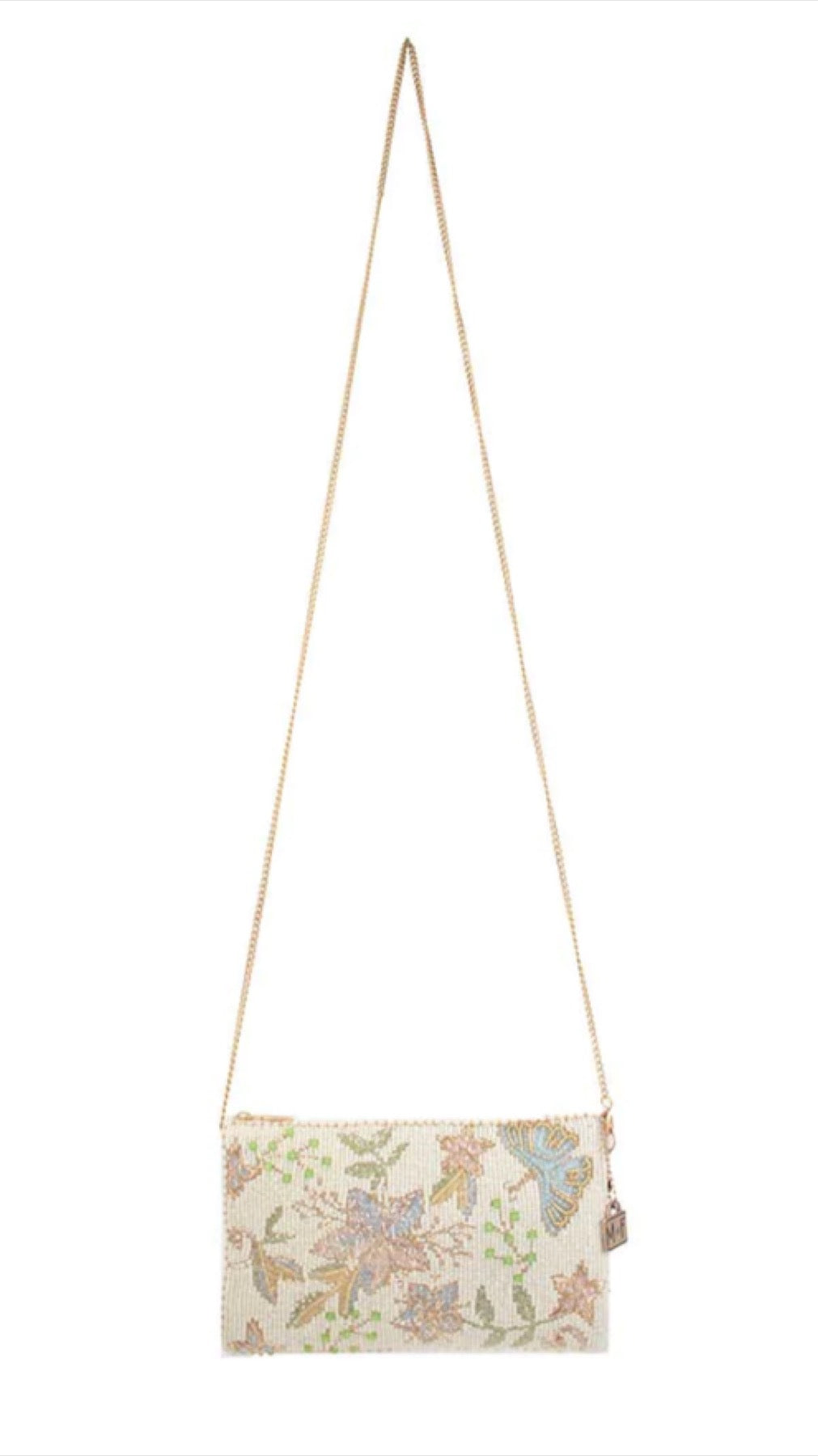 Mary Frances Beaded Heaven Sent Butterflies Crossbody Phone Bag Mary Frances Butterfly Phone Purse