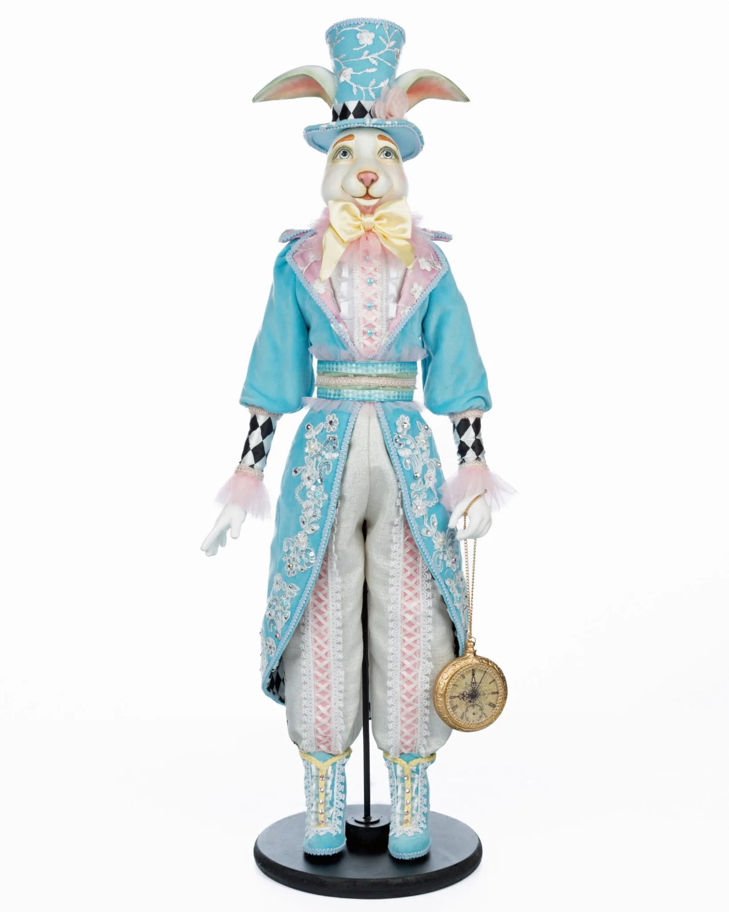 Katherine's Collection White Rabbit Doll 32" Katherine's Collection Hearts and Wonderland