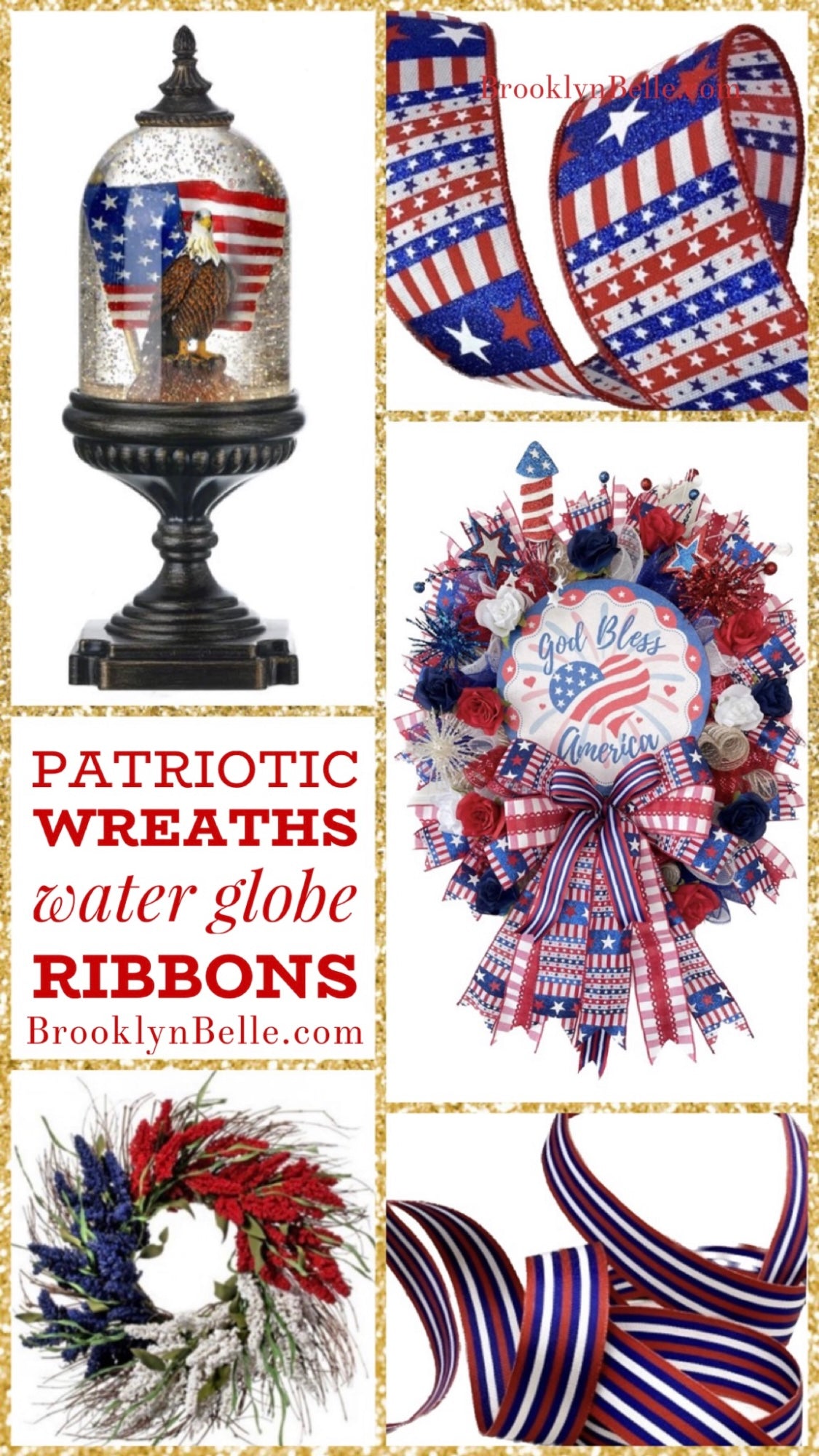 Americana Wreath • Red White and Blue Wreath