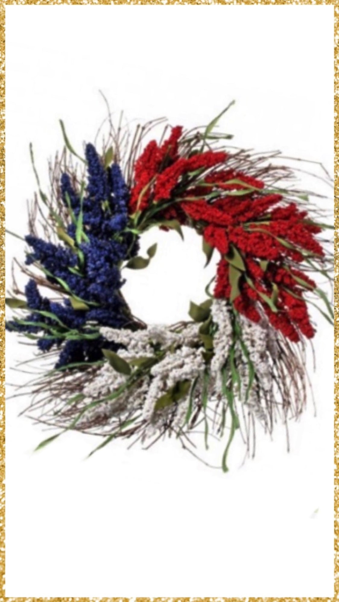 Americana Wreath • Red White and Blue Wreath