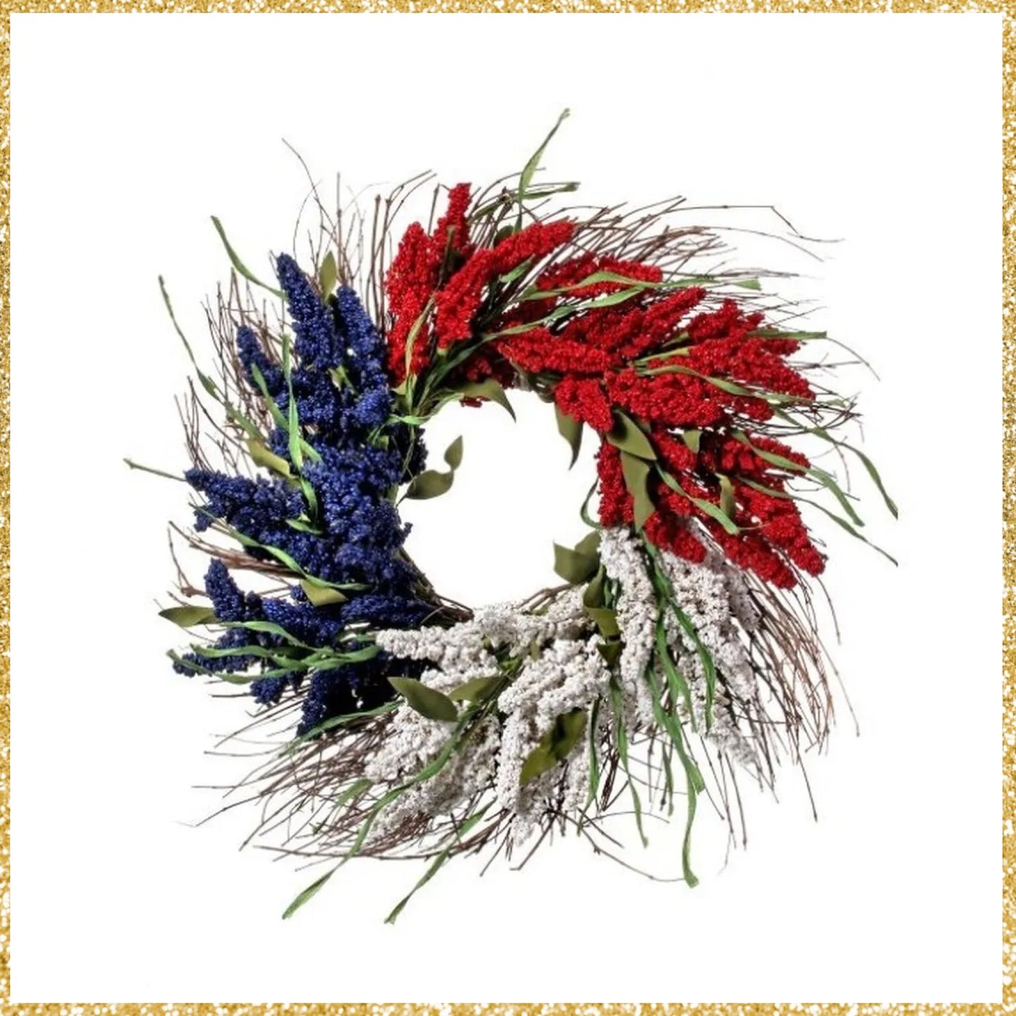 Americana Wreath • Red White and Blue Wreath