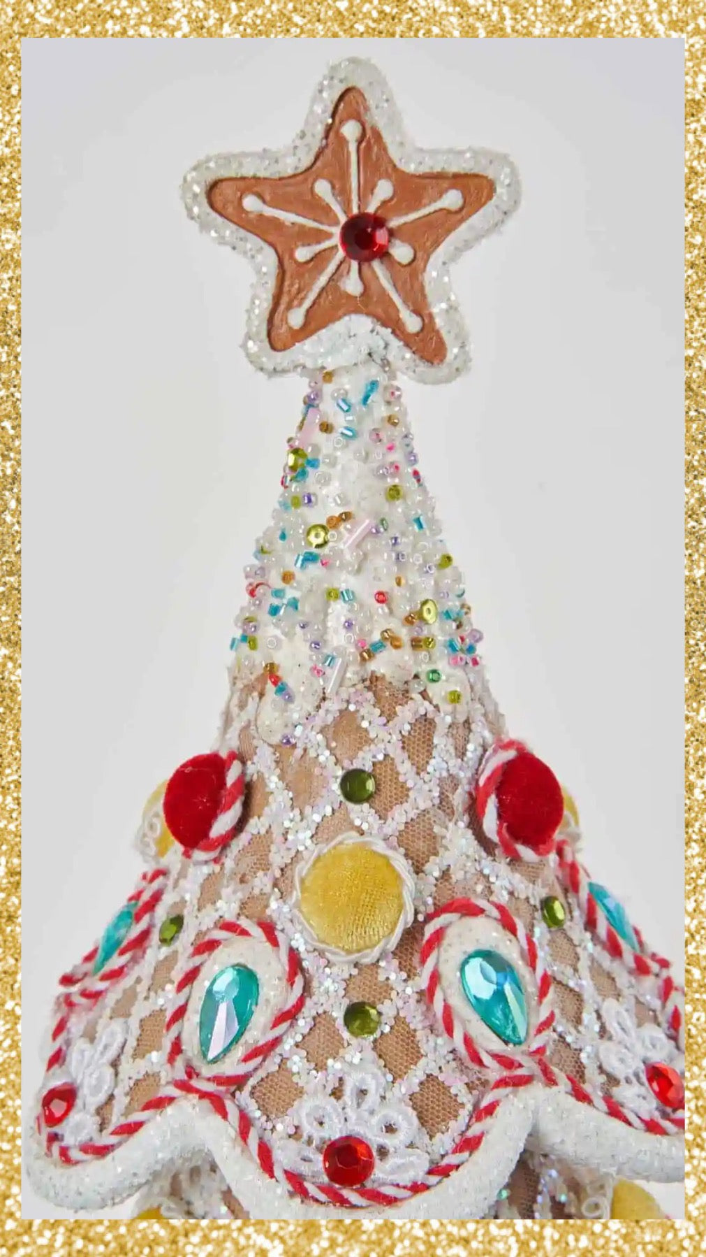 Katherine's Collection Gingerbread Tree Tabletop Katherine's Collection Christmas
