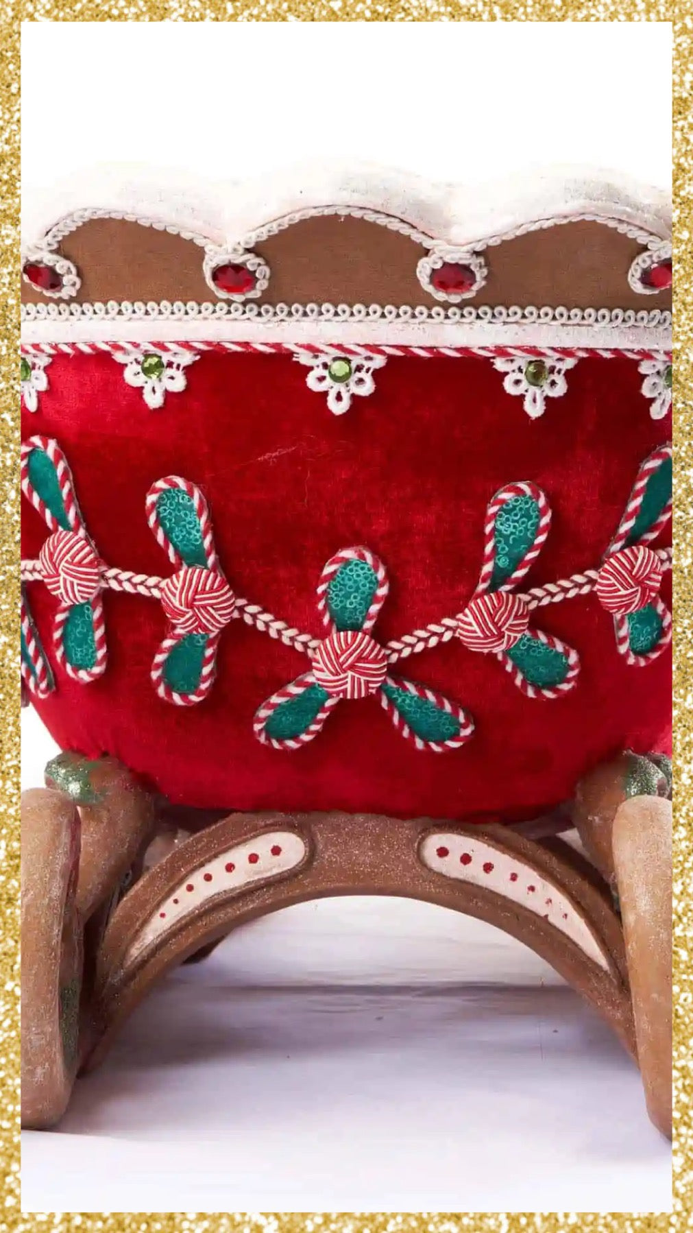 Katherine's Collection Sleigh Gingerbread Katherine's Collection Christmas Decor