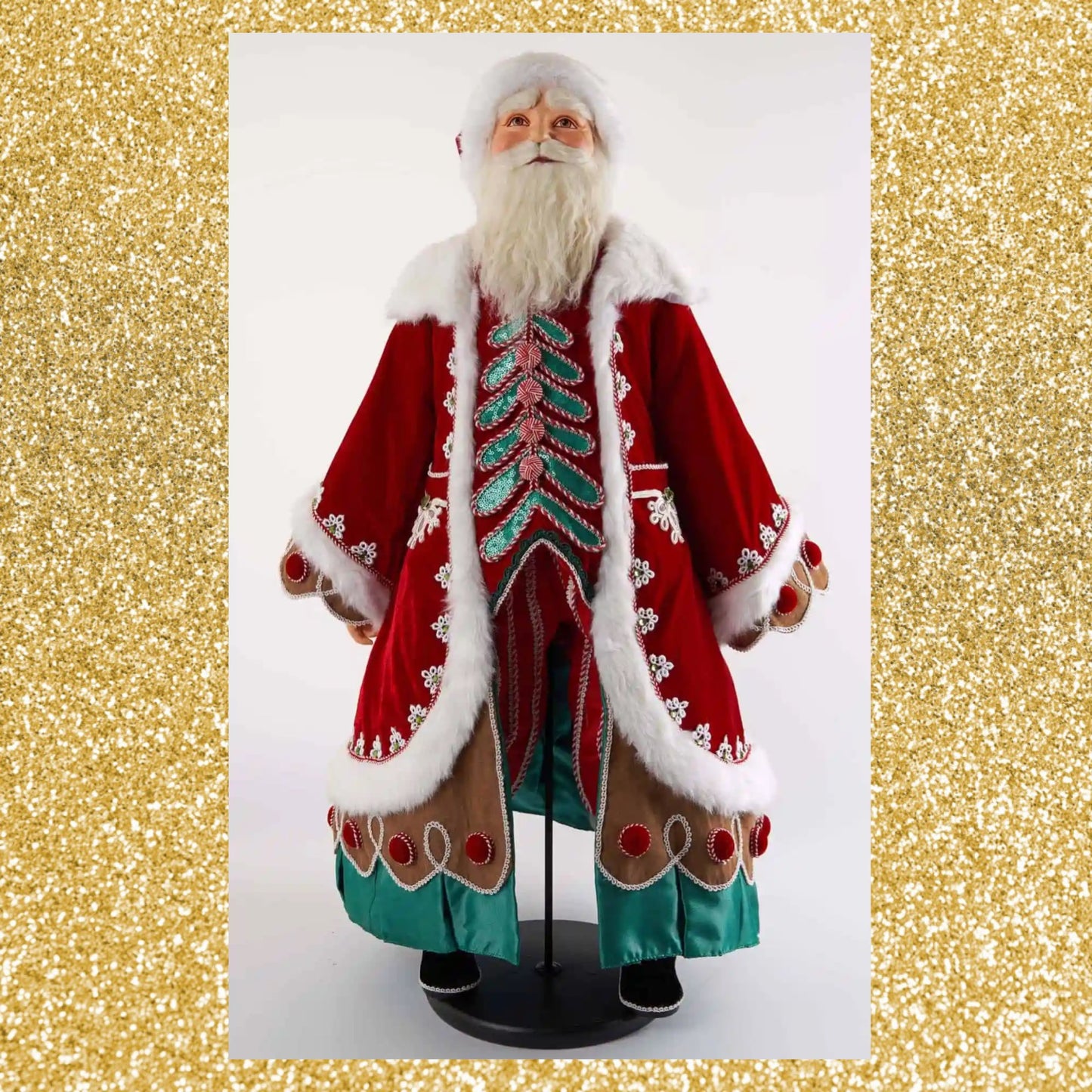 Katherine's Collection Santa Gingerbread Katherine's Collection Christmas Decor