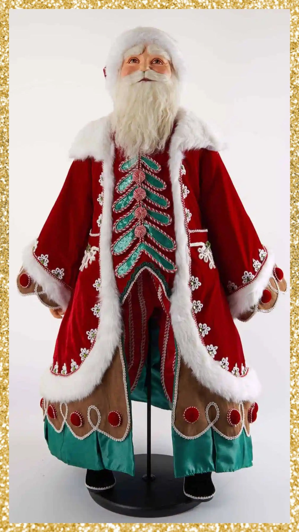 Katherine's Collection Santa Gingerbread Katherine's Collection Christmas Decor