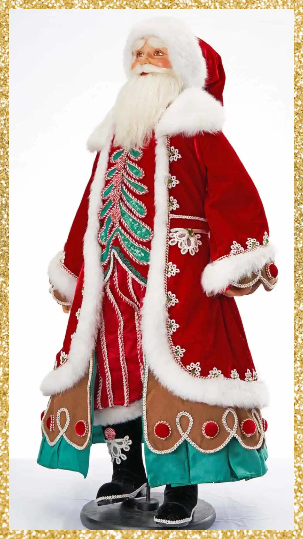Katherine's Collection Santa Gingerbread Katherine's Collection Christmas Decor