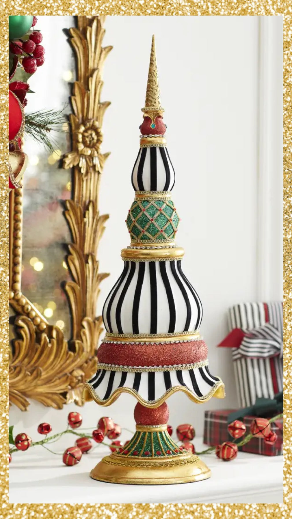 Katherine's Collection Merry and Bright Tabletop Tree Katherine's Collection Christmas