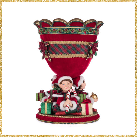 Katherine's Collection Holiday Magic Elf Urn   Katherine's Collection Christmas Elf Urn