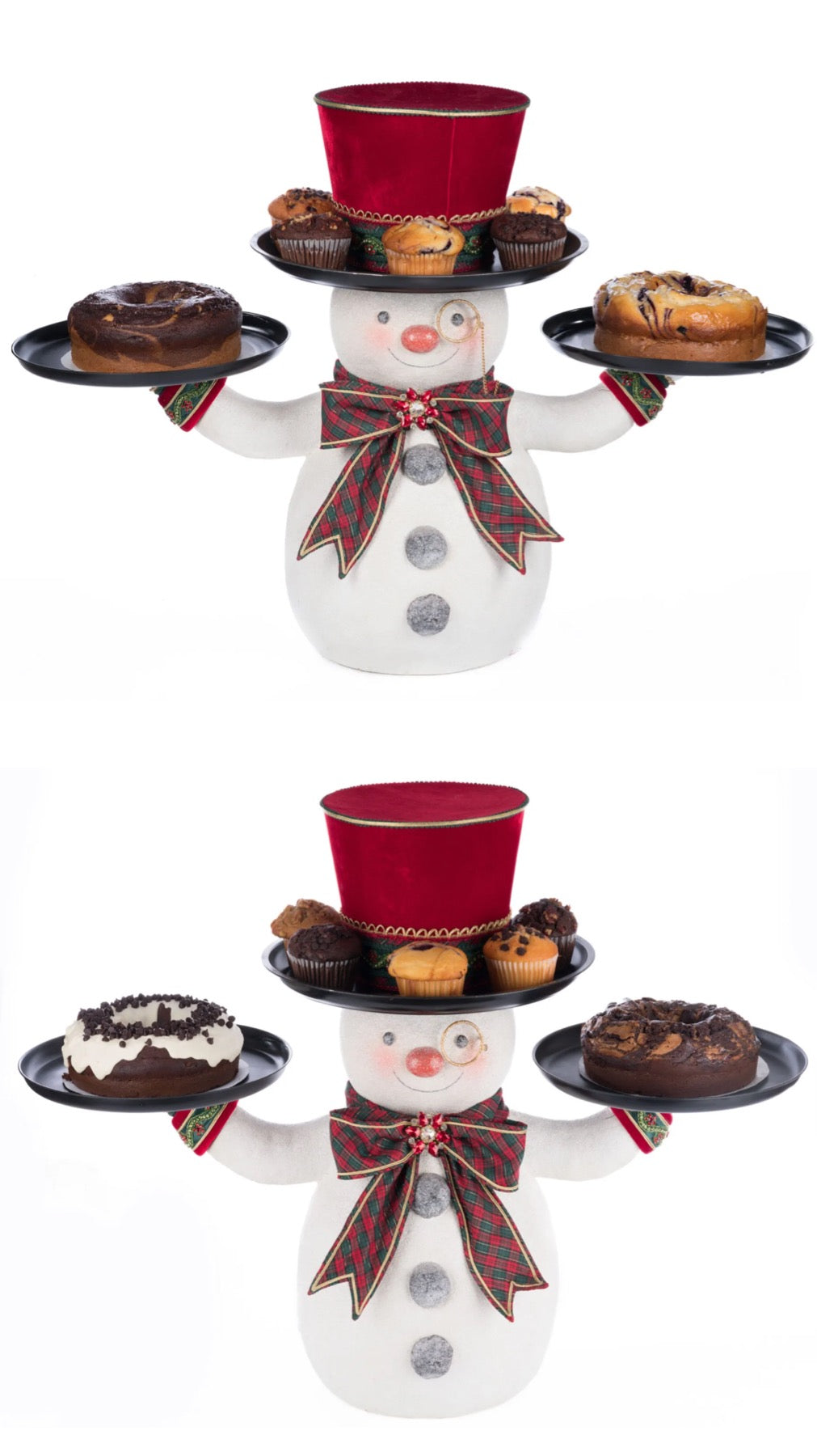 Katherine's Collection Holiday Magic Snowman Serving Piece Katherine's Collection Snowman