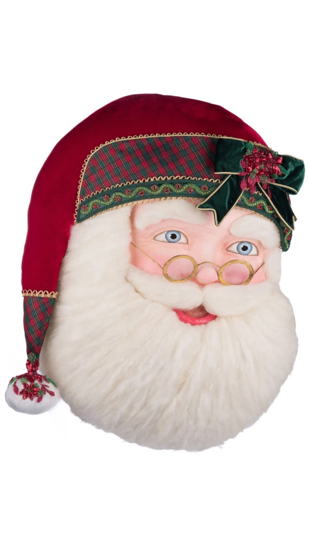 Katherine's Collection Holiday Magic Santa Head Wall Piece Katherine's Collection Santa Wall Hanging