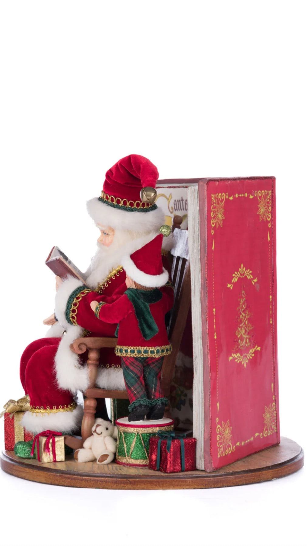 Katherine's Collection Holiday Magic Of Christmas Tabletop Book Katherine's Collection Santa Tabletop Book
