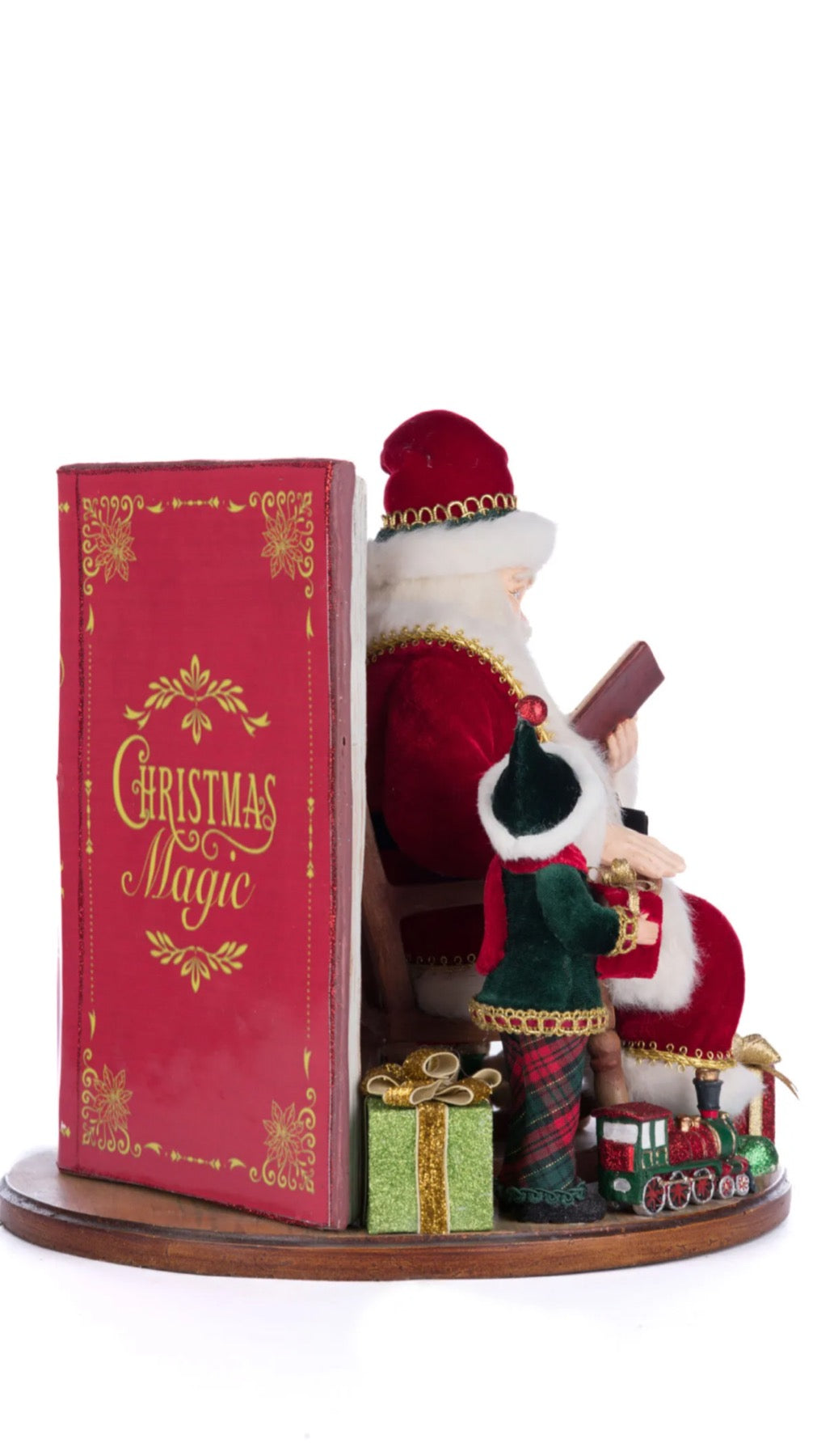 Katherine's Collection Holiday Magic Of Christmas Tabletop Book Katherine's Collection Santa Tabletop Book