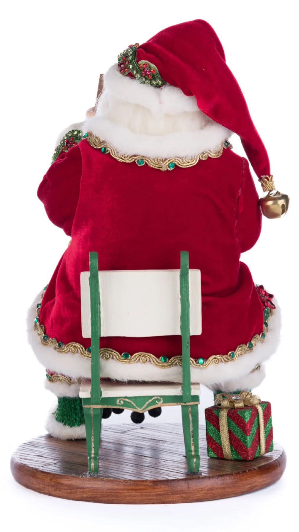 Katherine's Collection Holiday Magic Santa With Marionette Katherine's Collection Santa Tabletop Decoration