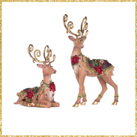 Katherine's Collection Holiday Magic Reindeer Assortment of 2  Katherine's Collection Reindeer Set of 2