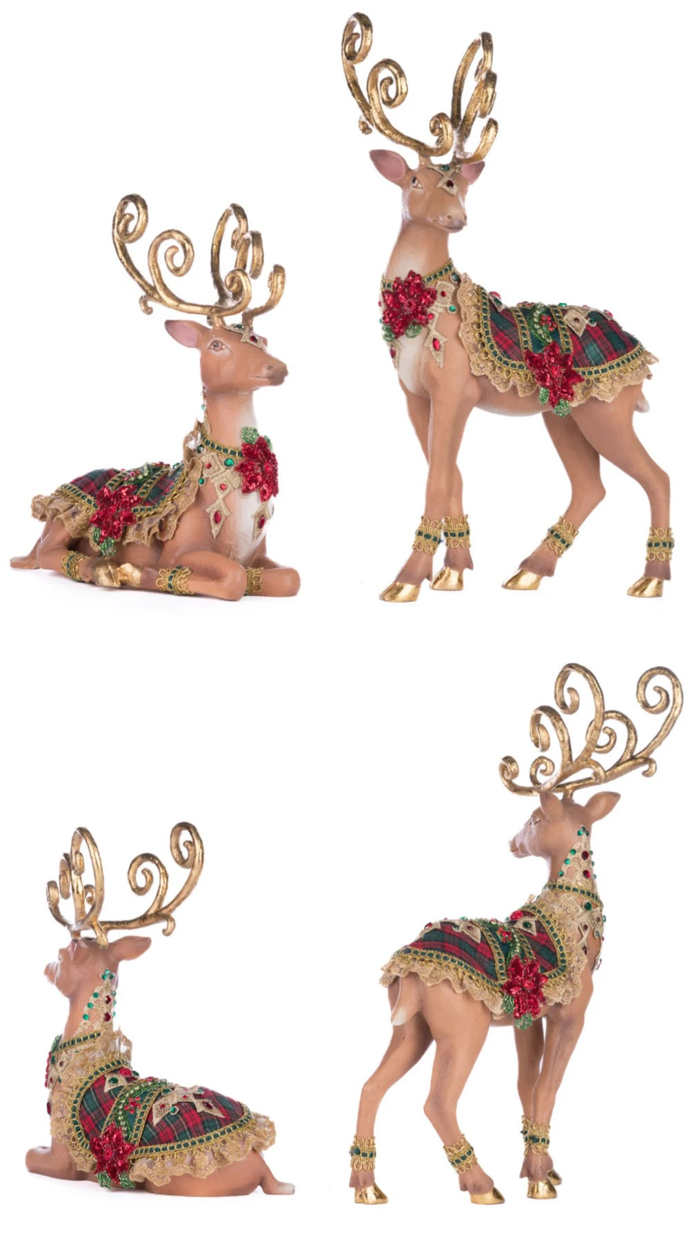 Katherine's Collection Holiday Magic Reindeer Assortment of 2 Katherine's Collection Reindeer Set of 2