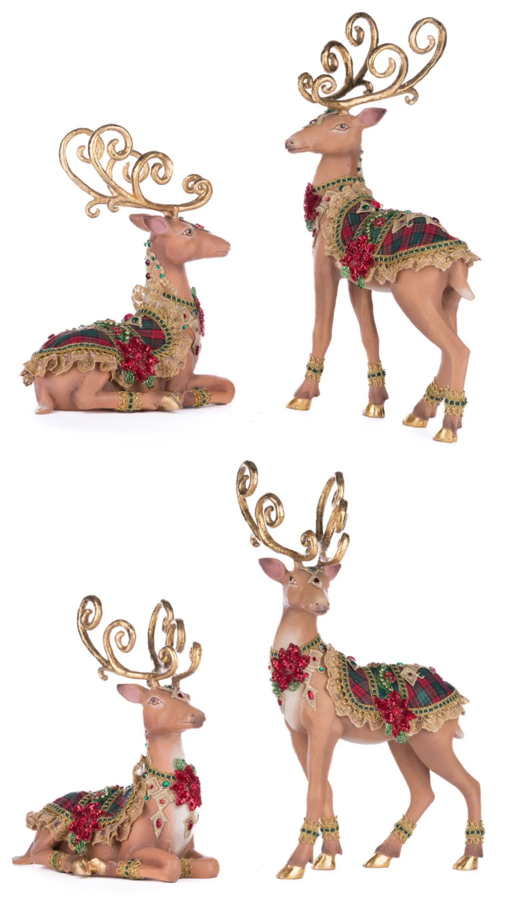 Katherine's Collection Holiday Magic Reindeer Assortment of 2 Katherine's Collection Reindeer Set of 2