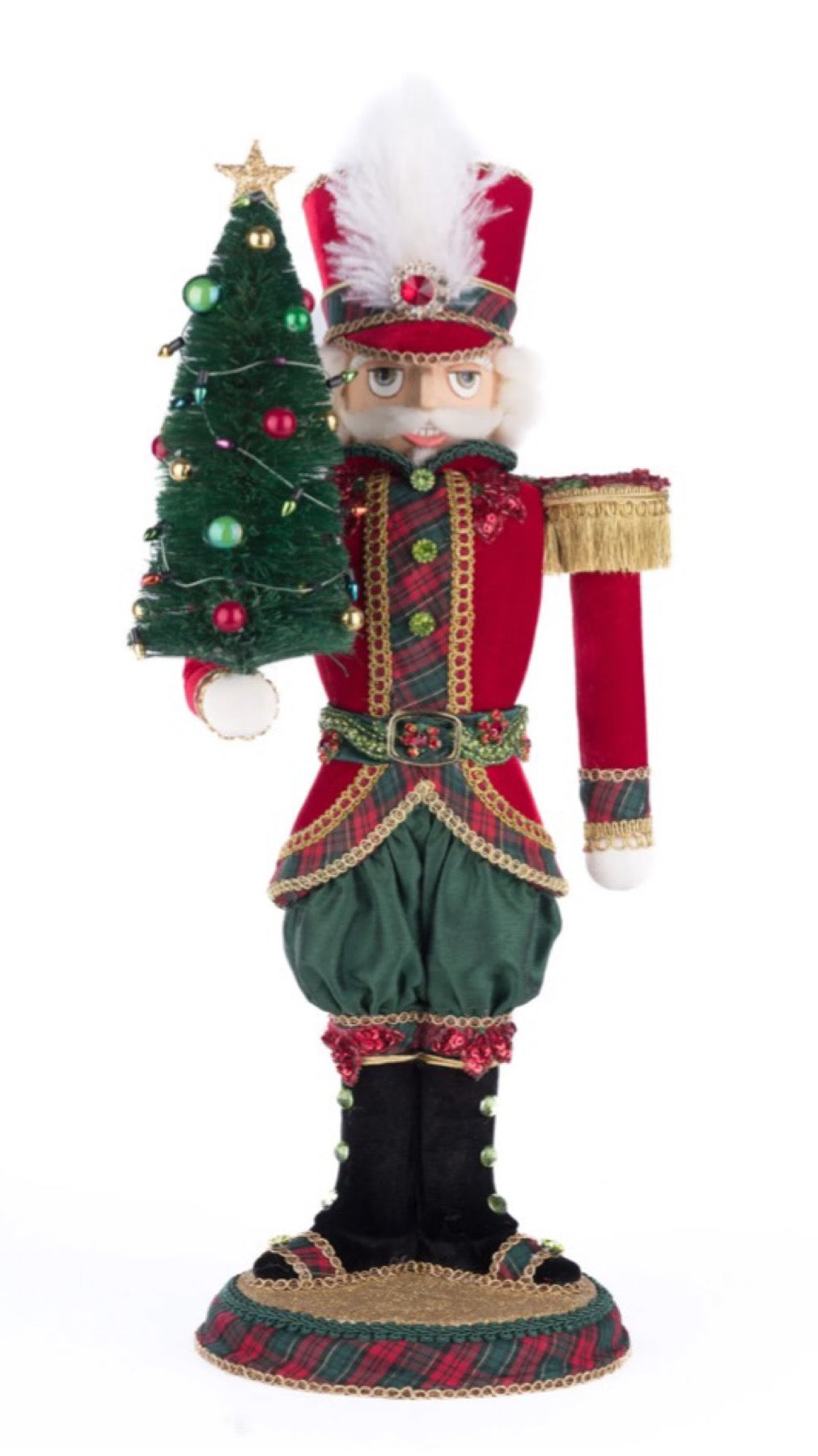 Katherine's Collection Holiday Magic Admiral Terrance Tartan Nutcracker Katherine's Collection Christmas Nutcracker