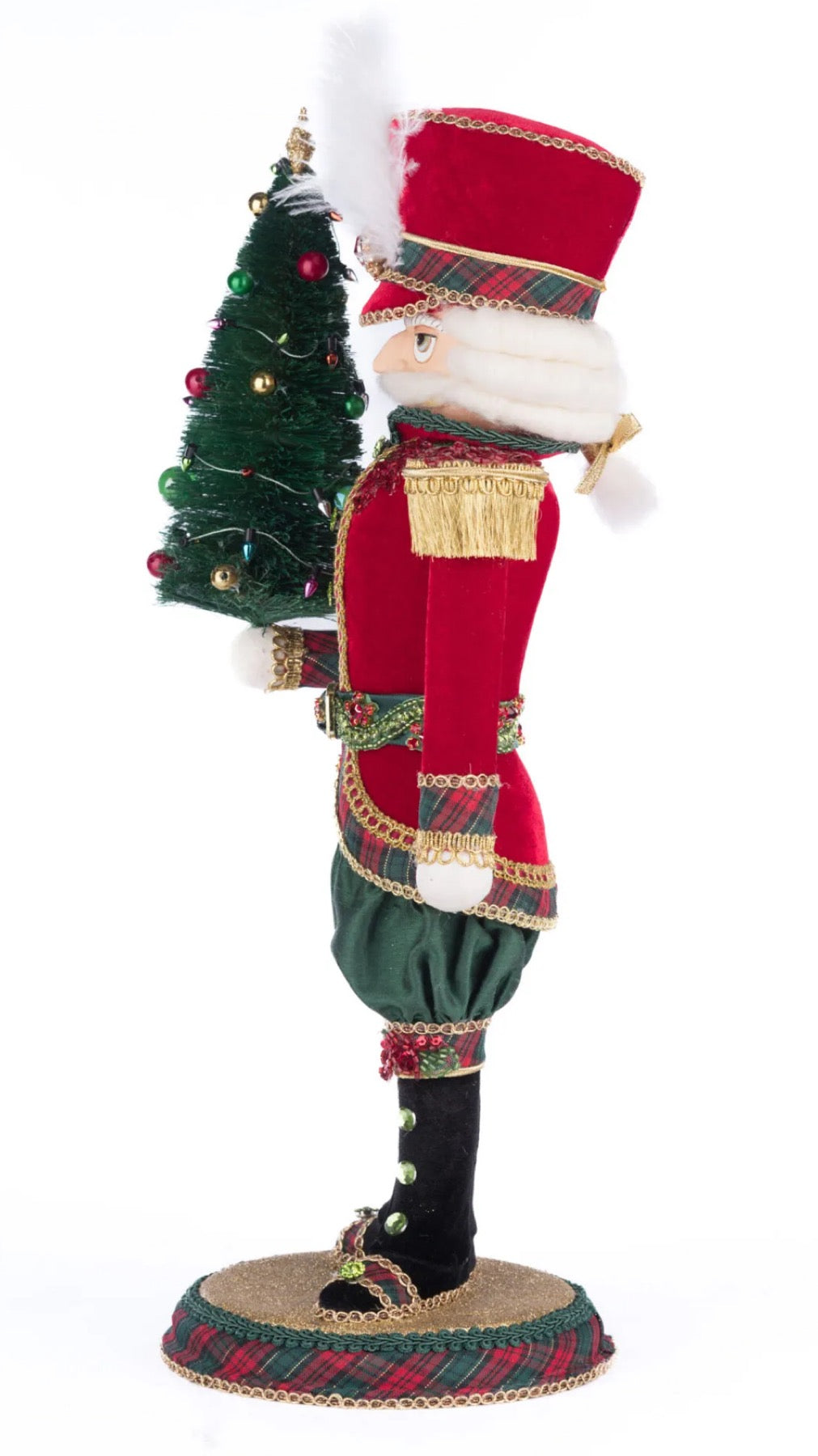 Katherine's Collection Holiday Magic Admiral Terrance Tartan Nutcracker Katherine's Collection Christmas Nutcracker