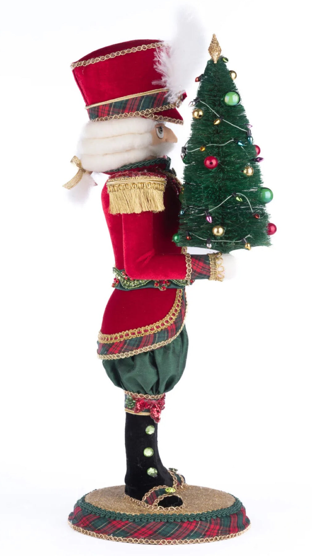 Katherine's Collection Holiday Magic Admiral Terrance Tartan Nutcracker Katherine's Collection Christmas Nutcracker