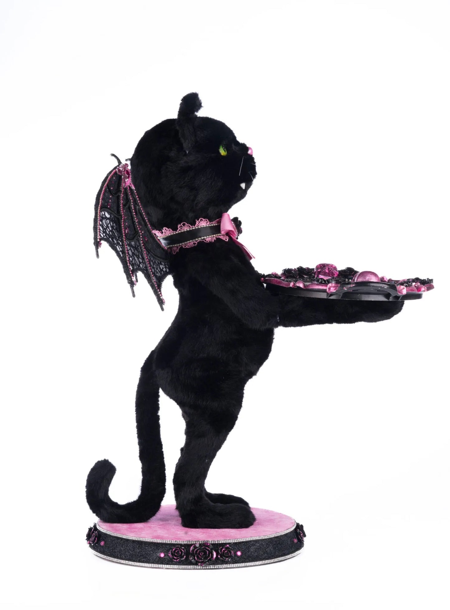 Katherine's Collection Noir Cat Bat Server Katherine's Collection Halloween Cat Bat