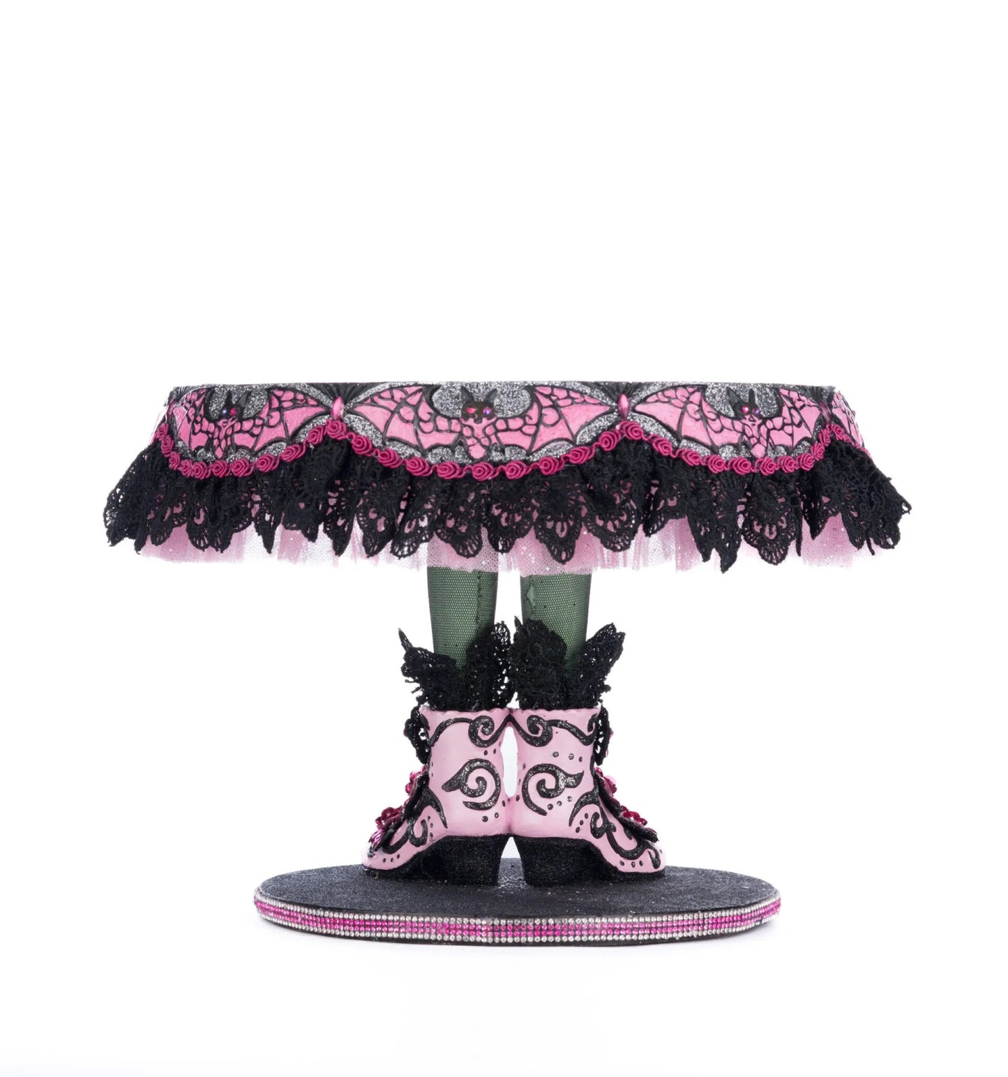 Katherine's Collection Witch Boots Cake Plate Katherine's Collection Halloween Cake Plate